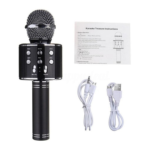 Microfono Wireless Senza Fili Karaoke Handeld Ktv Mod. Ws-858